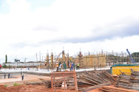 Obaseki Inspects Construction of Museum House in Benin 