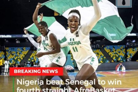 Nigeria Beats Senegal to Win 4th Straight AfroBasket Women’s Title in Rwuanda