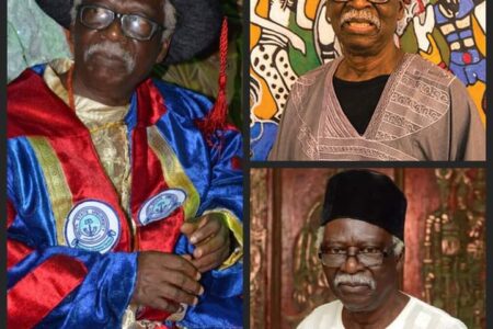 Nigeria Art Community Celebrates Veteran Artist, Bruce Onobrakpeya @ 91